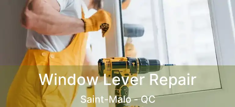  Window Lever Repair Saint-Malo - QC
