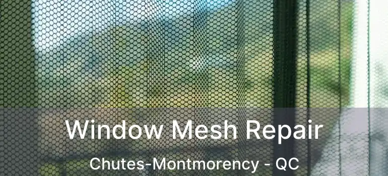  Window Mesh Repair Chutes-Montmorency - QC