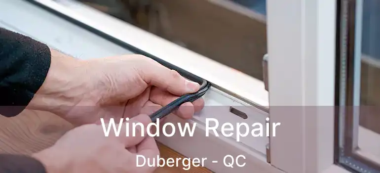 Window Repair Duberger - QC