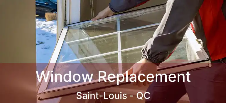  Window Replacement Saint-Louis - QC