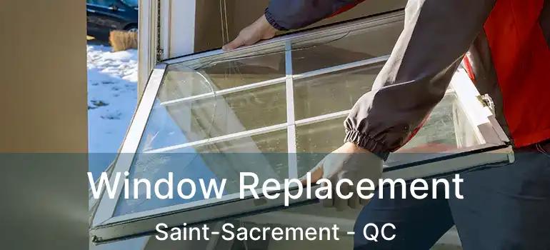  Window Replacement Saint-Sacrement - QC