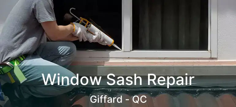  Window Sash Repair Giffard - QC