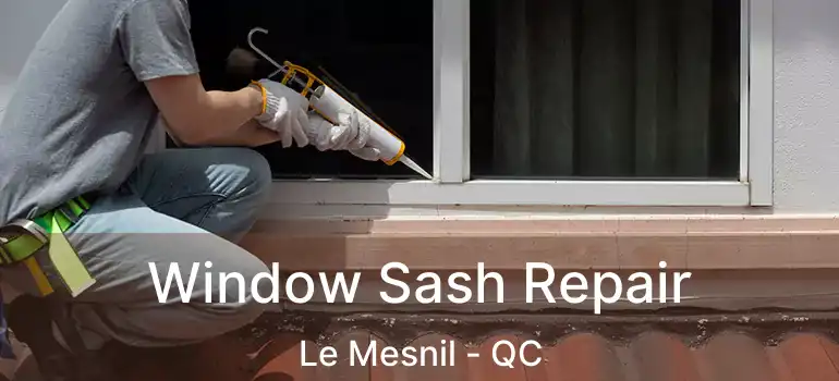  Window Sash Repair Le Mesnil - QC