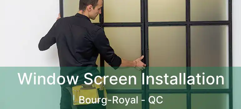  Window Screen Installation Bourg-Royal - QC