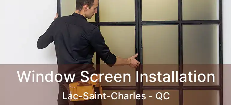  Window Screen Installation Lac-Saint-Charles - QC