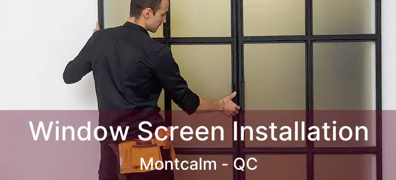  Window Screen Installation Montcalm - QC
