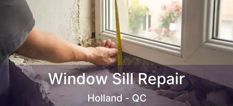  Window Sill Repair Holland - QC