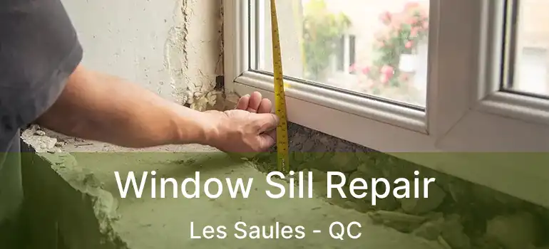  Window Sill Repair Les Saules - QC