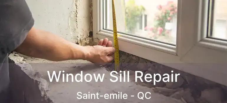  Window Sill Repair Saint-emile - QC