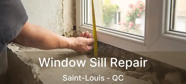  Window Sill Repair Saint-Louis - QC