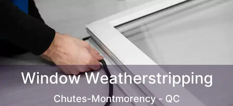  Window Weatherstripping Chutes-Montmorency - QC