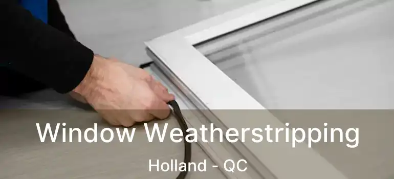  Window Weatherstripping Holland - QC