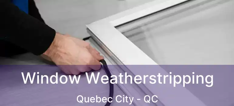  Window Weatherstripping Quebec City - QC