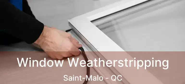  Window Weatherstripping Saint-Malo - QC
