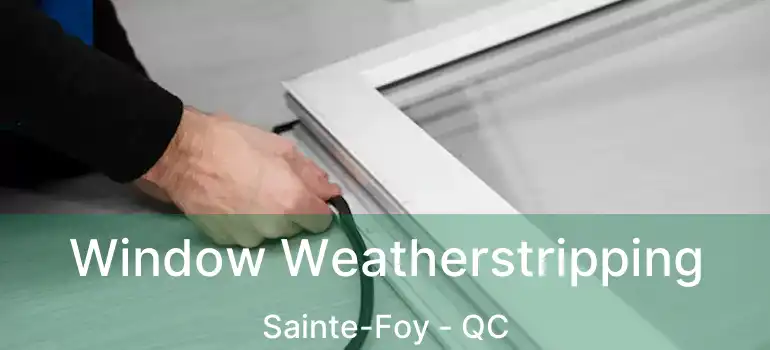  Window Weatherstripping Sainte-Foy - QC