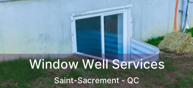  Window Well Services Saint-Sacrement - QC