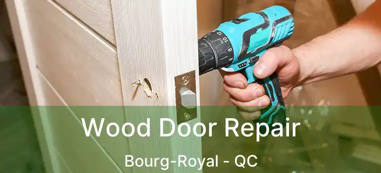  Wood Door Repair Bourg-Royal - QC